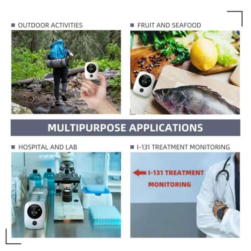 Nuclear radiation detector application